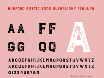 Burford Rustic Book UltraLight