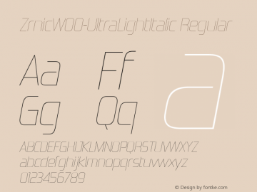 Zrnic-UltraLightItalic