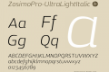 ZosimoPro-UltraLightItalic