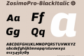 ZosimoPro-BlackItalic