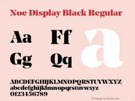 Noe Display Black