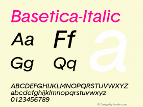 Basetica-Italic