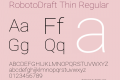 RobotoDraft Thin