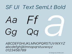 SF UI Text SemLt