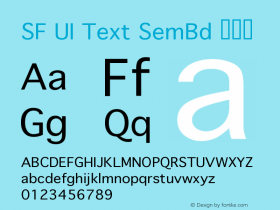 SF UI Text SemBd