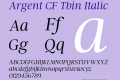 Argent CF Thin