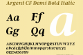 Argent CF Demi Bold