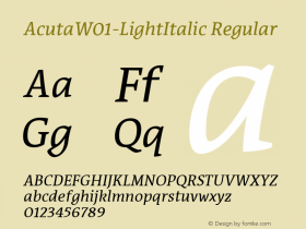 Acuta-LightItalic