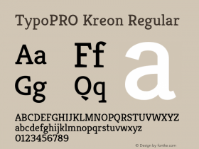 TypoPRO Kreon