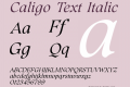 Caligo Text