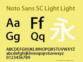 Noto Sans SC Light