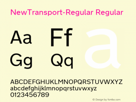 NewTransport-Regular