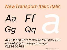 NewTransport-Italic