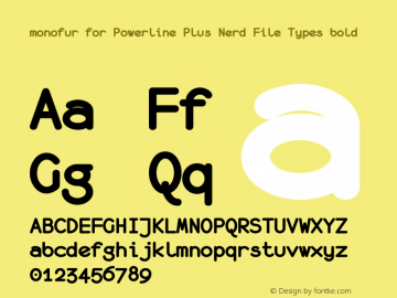 monofur for Powerline Plus Nerd File Types