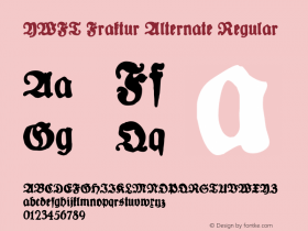 YWFT Fraktur Alternate