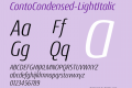 ContoCondensed-LightItalic