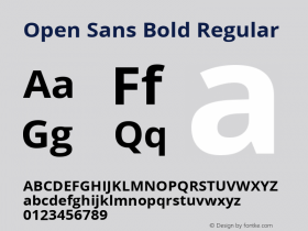 Open Sans Bold