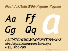 NazhdakItalic-Regular