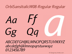 OrbiSansItalic-Regular