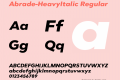 Abrade-HeavyItalic