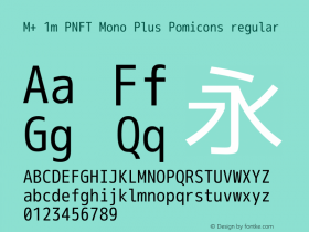 M+ 1m PNFT Mono Plus Pomicons