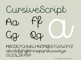 CursiveScript