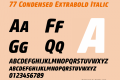 77 Condensed Extrabold