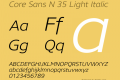 Core Sans N 35 Light