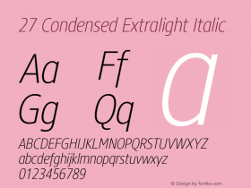 27 Condensed Extralight