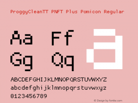 ProggyCleanTT PNFT Plus Pomicon