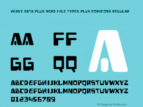 Heavy Data Plus Nerd File Types Plus Pomicons