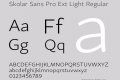 Skolar Sans Pro Ext Light