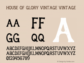 House of Glory Vintage