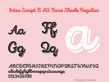 Intro Script B H2 Base Shade