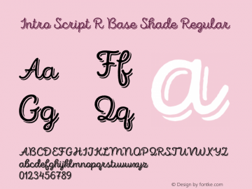 Intro Script R Base Shade
