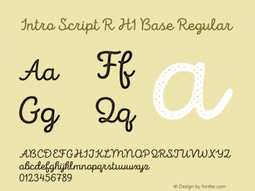 Intro Script R H1 Base