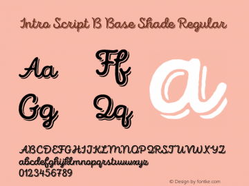 Intro Script B Base Shade