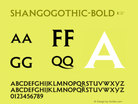 ShangoGothic-Bold