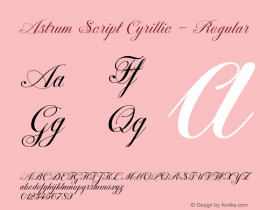 Astrum Script Cyrillic -