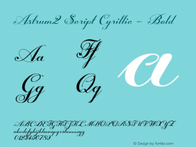 Astrum2 Script Cyrillic -