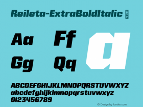 Reileta-ExtraBoldItalic