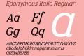 Eponymous Italic