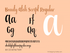 Beauty Atok Script