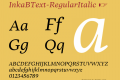 InkaBText-RegularItalic