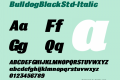 BulldogBlackStd-Italic