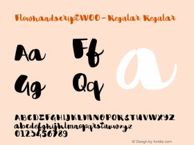 Flowhandscript-Regular