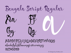 Bengala Script