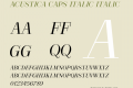 Acustica Caps Italic