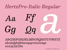 HertzPro-Italic