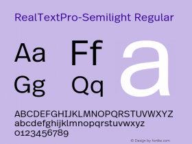 RealTextPro-Semilight